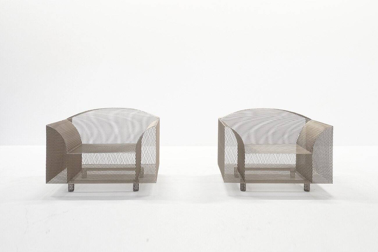 Chaises How High the Moon de Shiro Kuramata pour Vitra, Set de 2