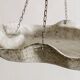 Mid Century Hanging Planter in Concrete with Chains by Willy Guhl, 1950s