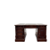 Classic English Partner Desk Green Leather