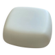 Ceiling light or square wall lamp 25 cm white glass