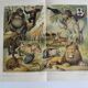 Gravure ancienne - Faune et animaux d'Afrique - Chromo-Lithographie originale de 1909