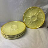 Set of 6 Moulin des Loups shell plates