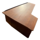 Boomerang Desk in teak – Peter Løvig Nielsen, Denmark, 1960s