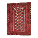 Tapis vintage fait main Gabbeh du Moyen-Orient 140cm x 215cm (1960s)