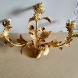 Applies three branches in gilded iron