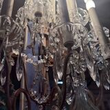 Bronze-colored wall light with 12 lights