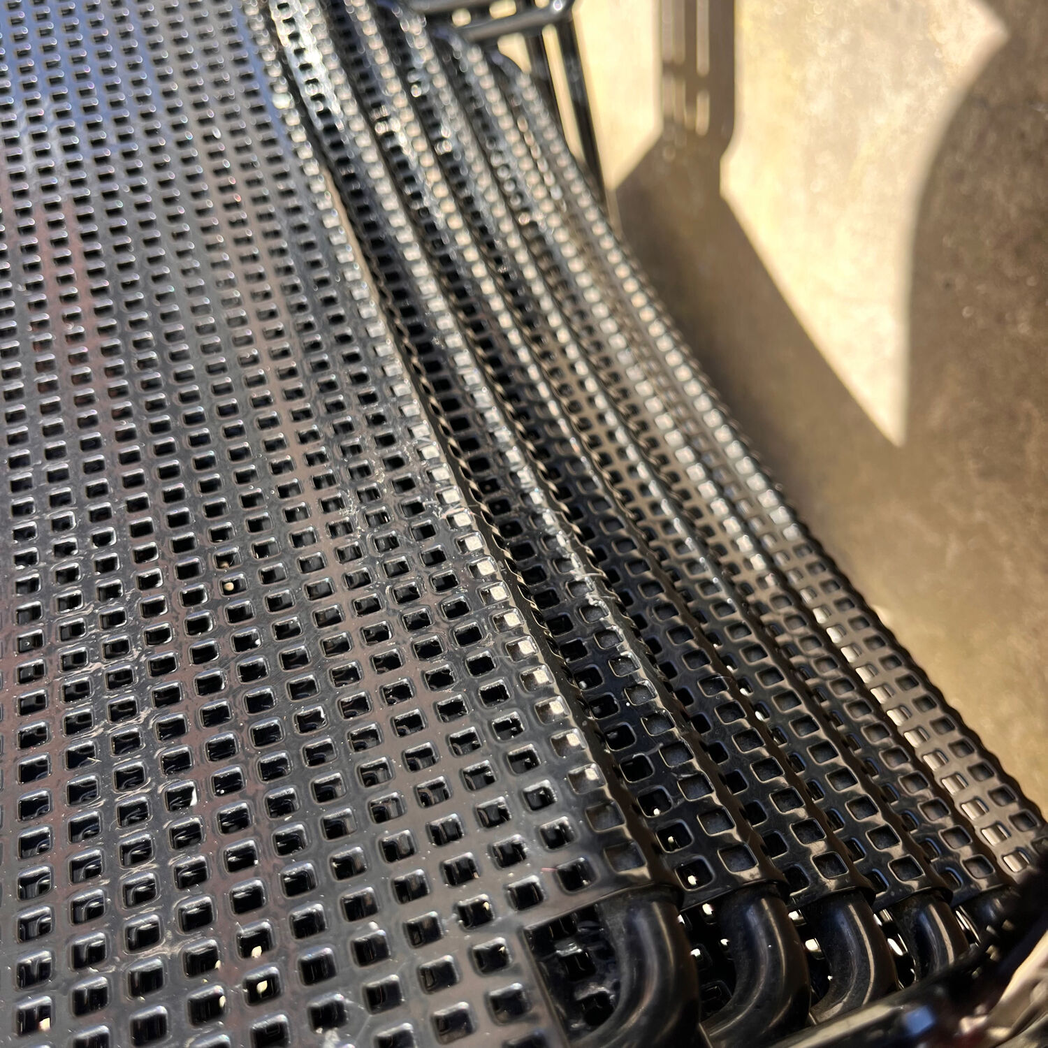 2 Italian chairs Full Metal - 1980