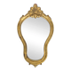 Petit miroir Louis XV en bois doré à coquille