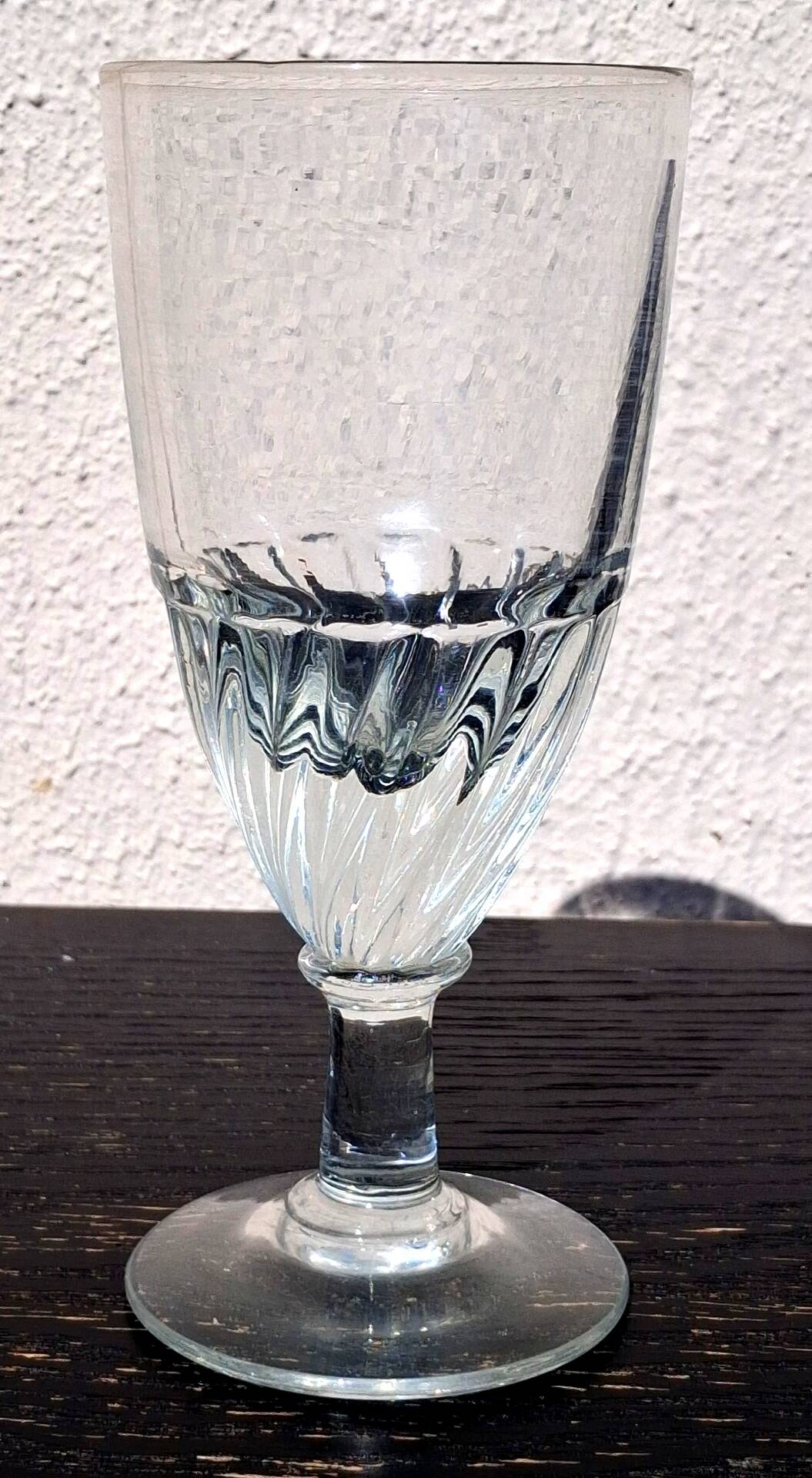 Service de verres de bistrot à absinthe, soufflés à la bouche