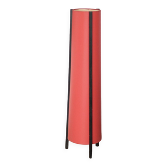 Floor lamp tripod rocket lamp red and black