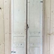 Pair of woodwork doors at the end of the 19th century in fir
