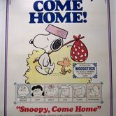 Affiche originale Américaine de 1972.Snoopy.entoilée