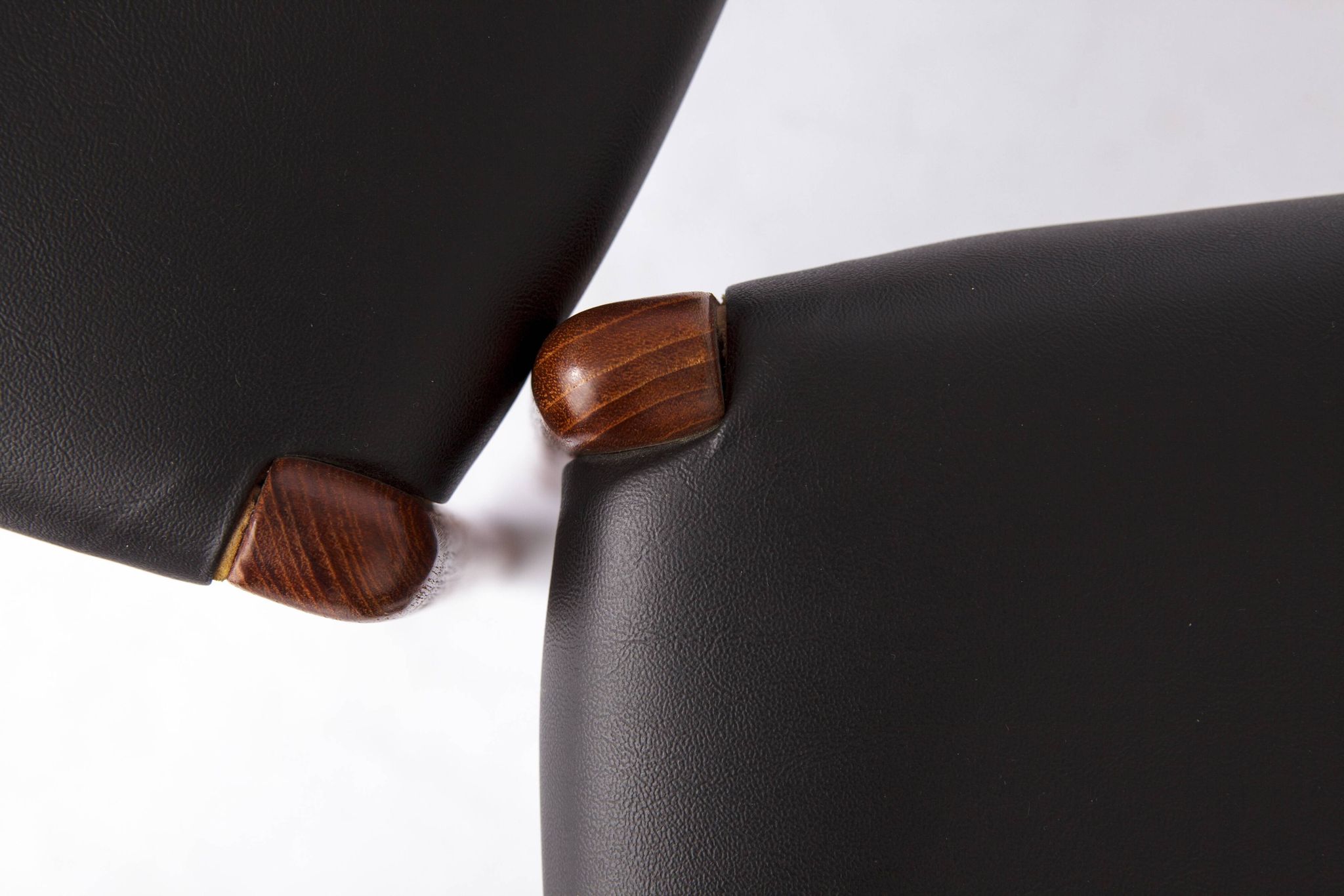 4 Arne Wahl Iversen Mid century teak dining chairs Glyngøre stolefabrik, model GS61