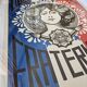 Shepard Fairey (Obey), FREEDOM EQUALITY FRATERNITY, dated and signed by the artist
