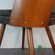 Set 6 chairs Walnut Suman by MIER, Mid-Century Czechoslovakia 1960 s
