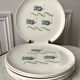 Set of 6 flat plates model Poisson Saint-Amand 50s