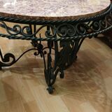 Coffee table circa 1940/50 in wrought iron