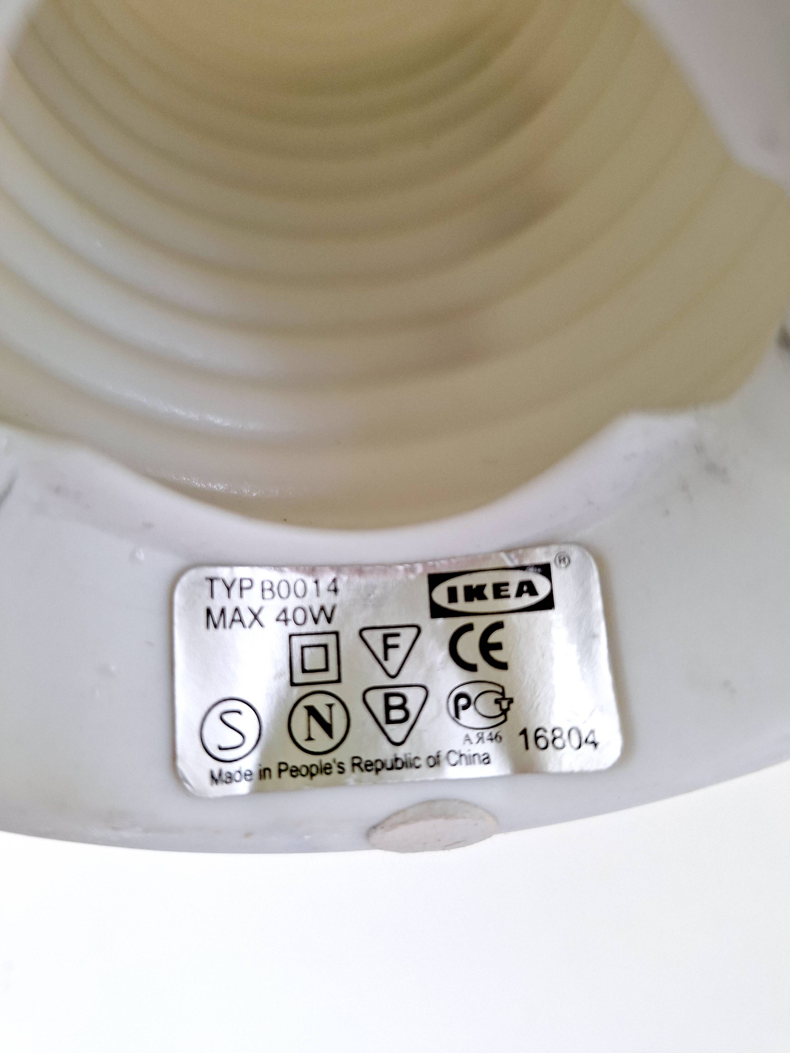 Lampe Besta en céramique, Ikea 1990