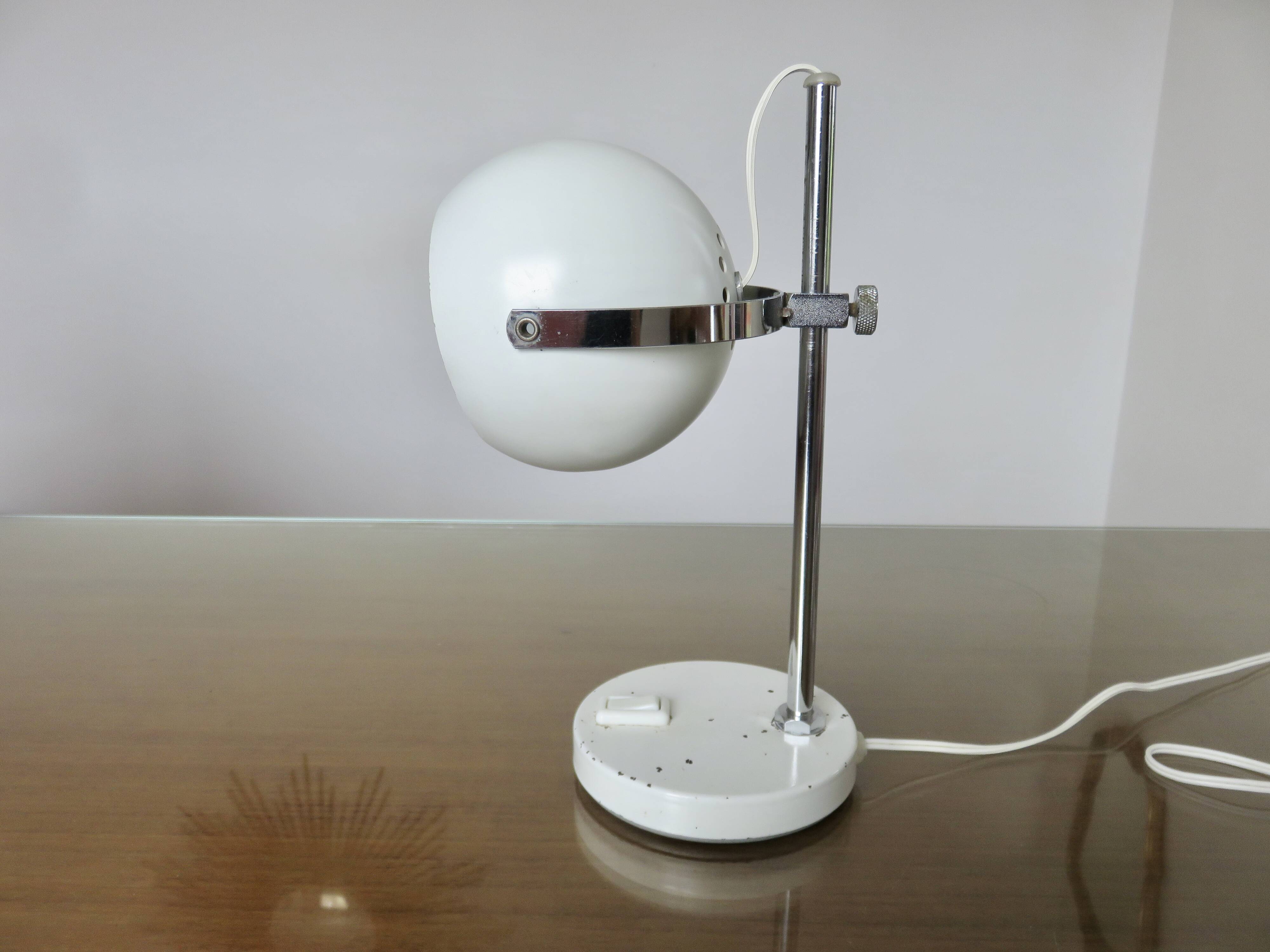 White eyeball lamp, 1970