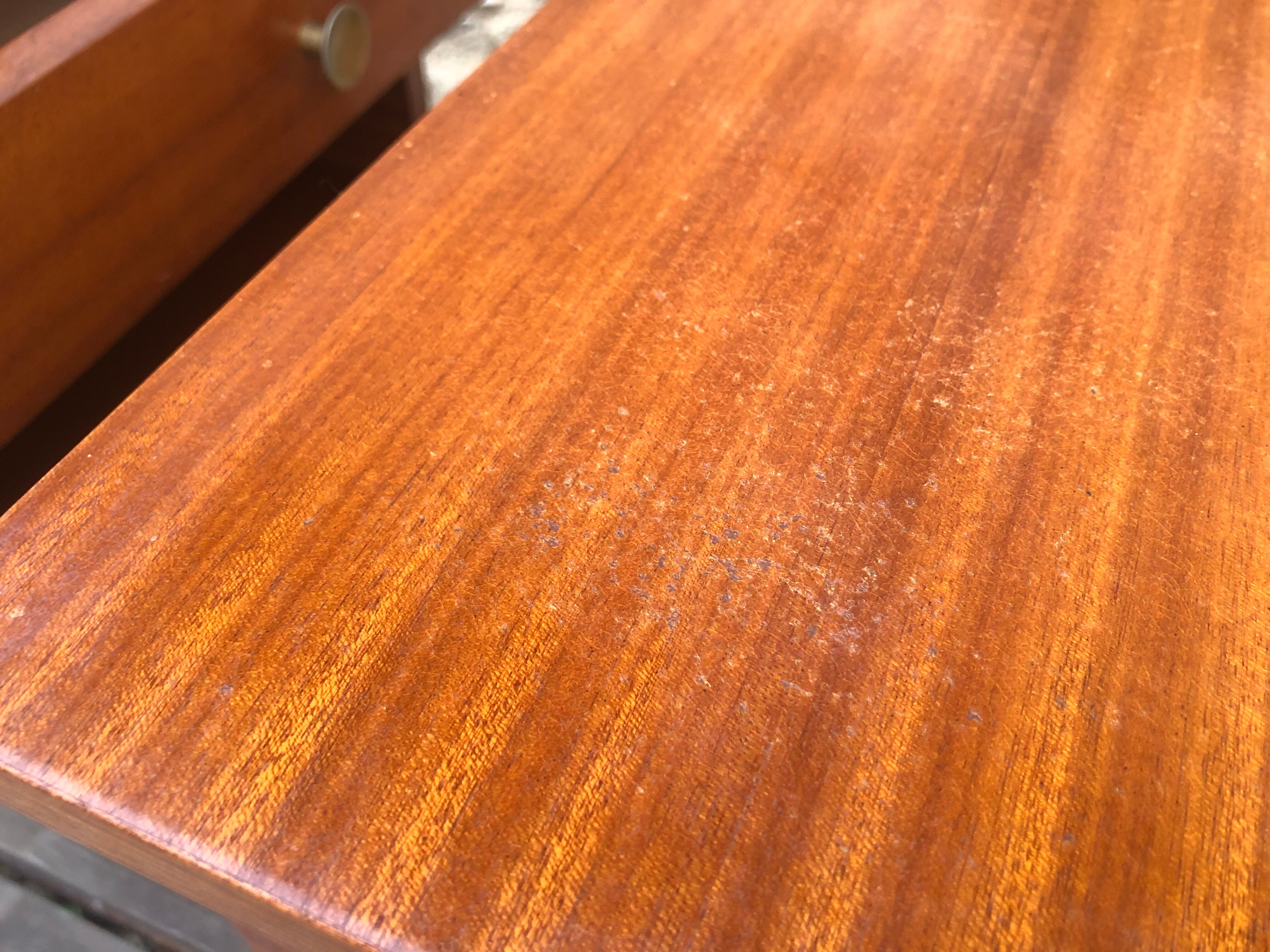 Pair of vintage bedside tables, Scandinavian style 60s