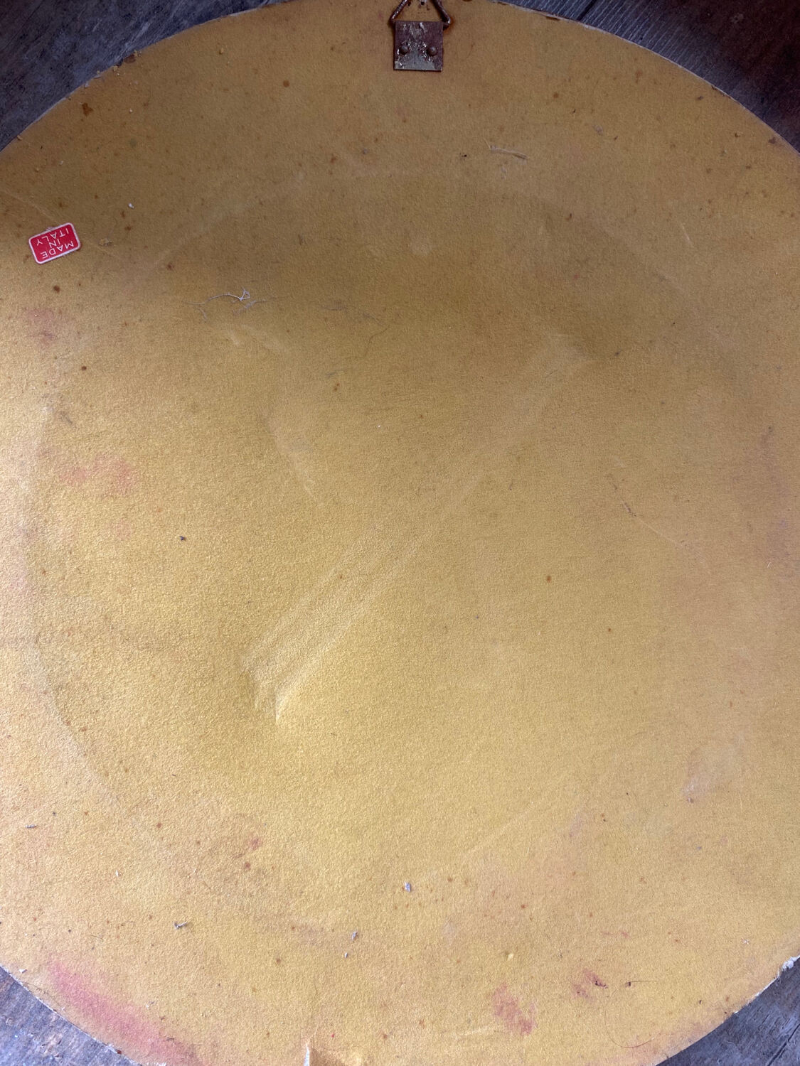 Painting bouquet round frame