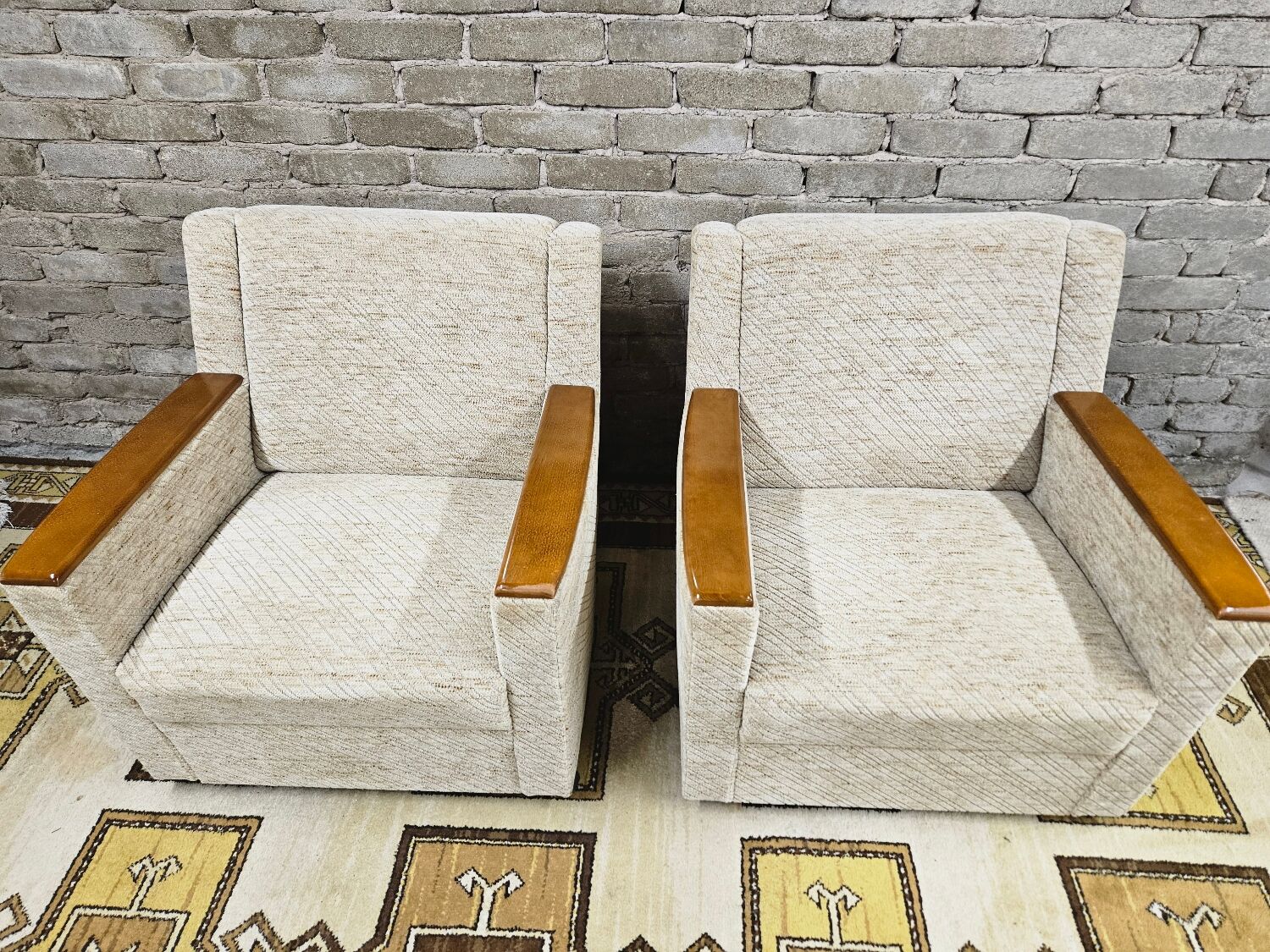 Pair of vintage armchairs