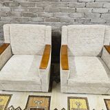 Pair of vintage armchairs