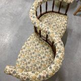 Napoleon III style conversation or confidant bench