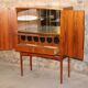 Scandinavian vintage teak bar model "Bacchus" by Torbjörn Afdal for Mellemstrands Møbelfabrik, 1960s