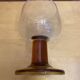 Set of 6 luminarc stemmed glasses transparent & amber vintage #e00