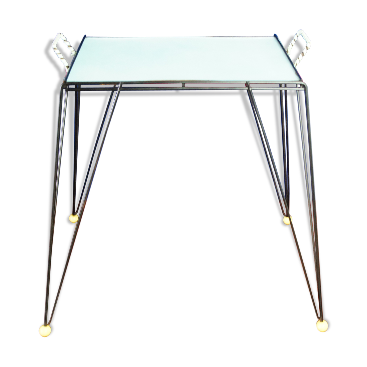 1960 eiffel blue foot extra table