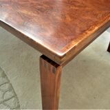 Scandinavian coffee table in Rio rosewood stamped Trioh