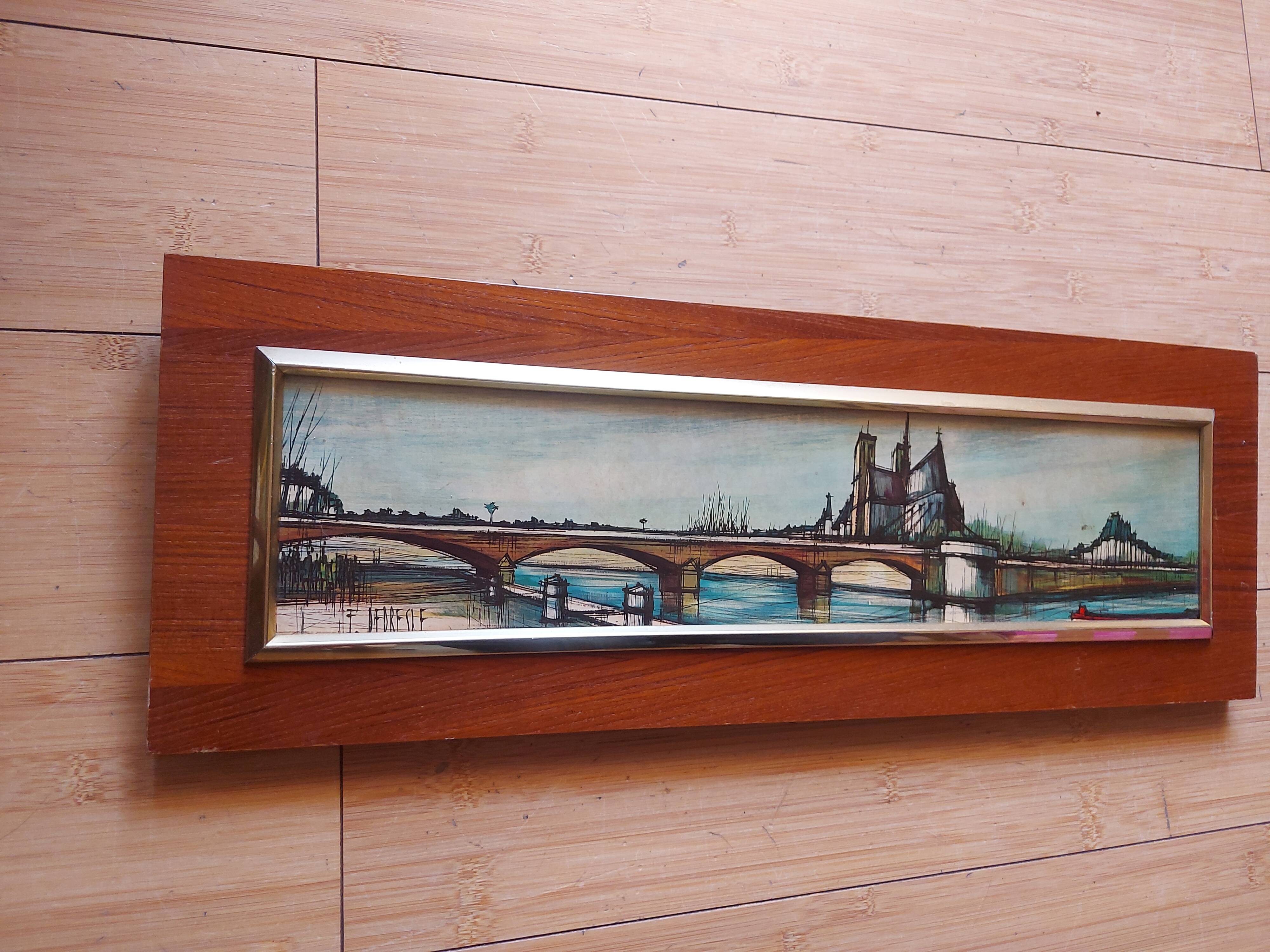 Vintage 70'S frame by artist Francois Depresle