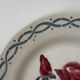 Set of two flat plates and two deep plates Digoin Janine.