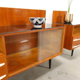 Pozar vintage wooden bedside table set