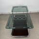 Chrome and smoked glass coffee table from the 70s.
