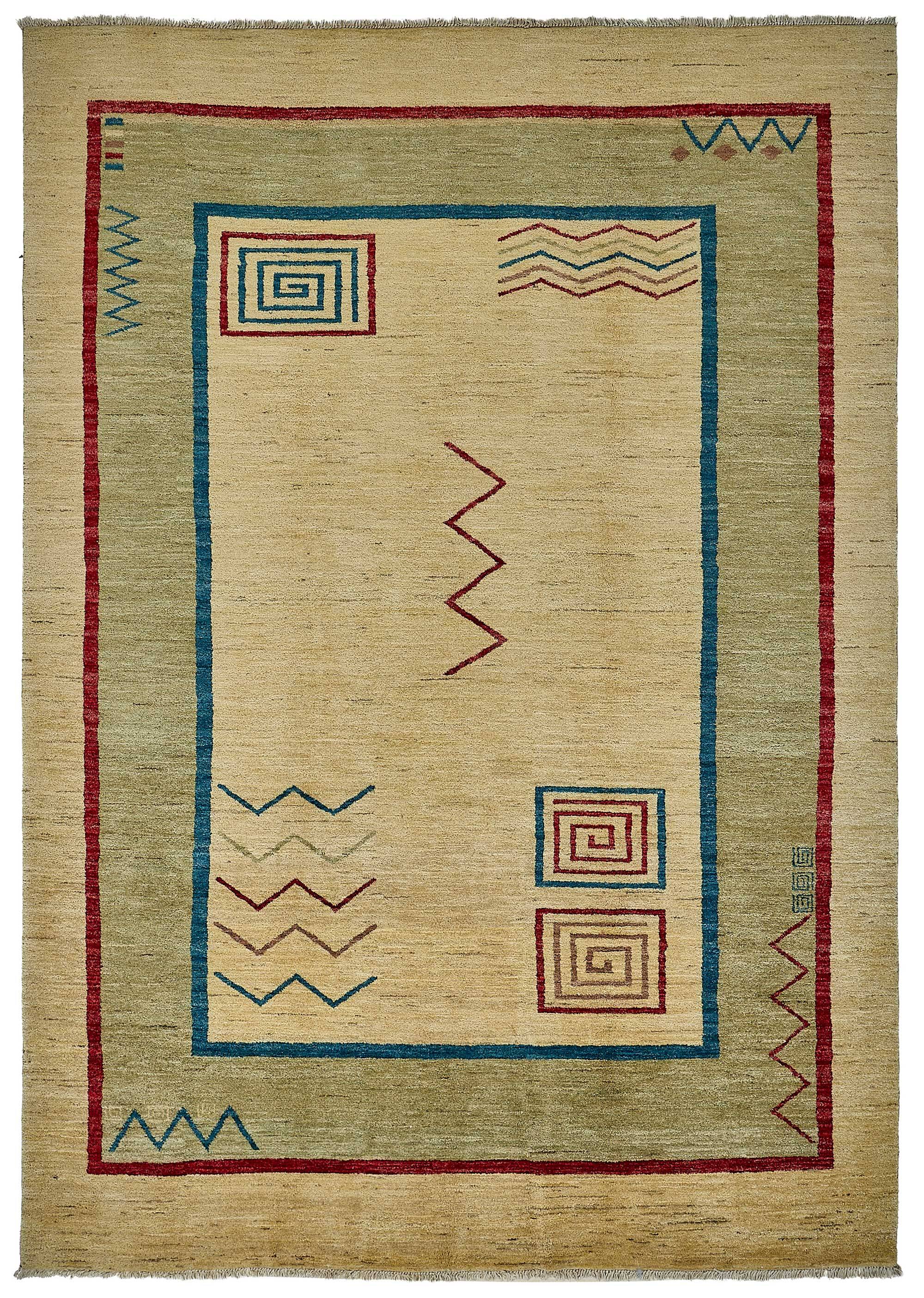 Turkish Handknotted Wool Oushak Rug 210 cm x 298 cm