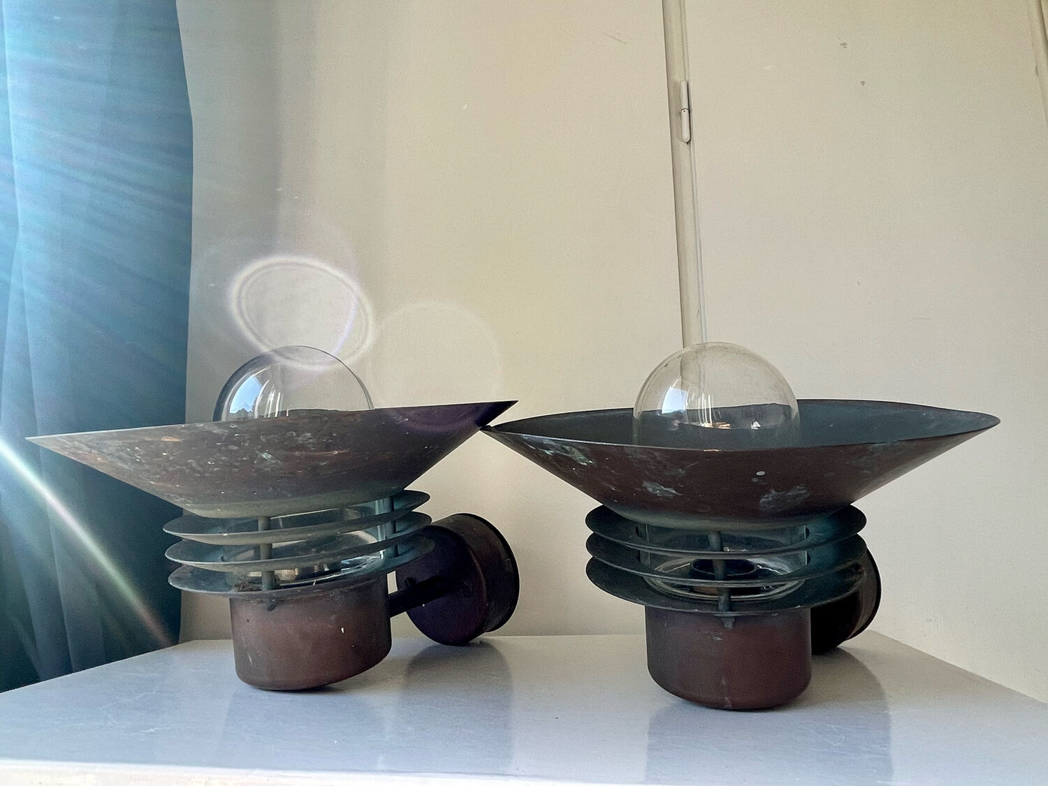 Paire d'appliques d'extérieur