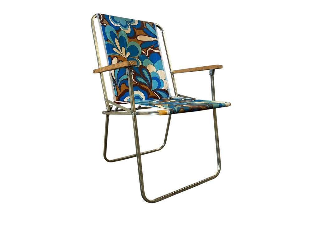 Vintage folding camping chair / garden chair / beach chair