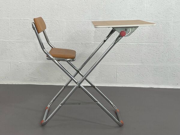 Pupitre pliable écolier vintage