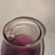Vase en verre souffle. Vintage.