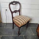 Chaise style Louis Philippe en acajou
