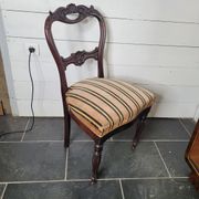 Chaise style Louis Philippe en acajou