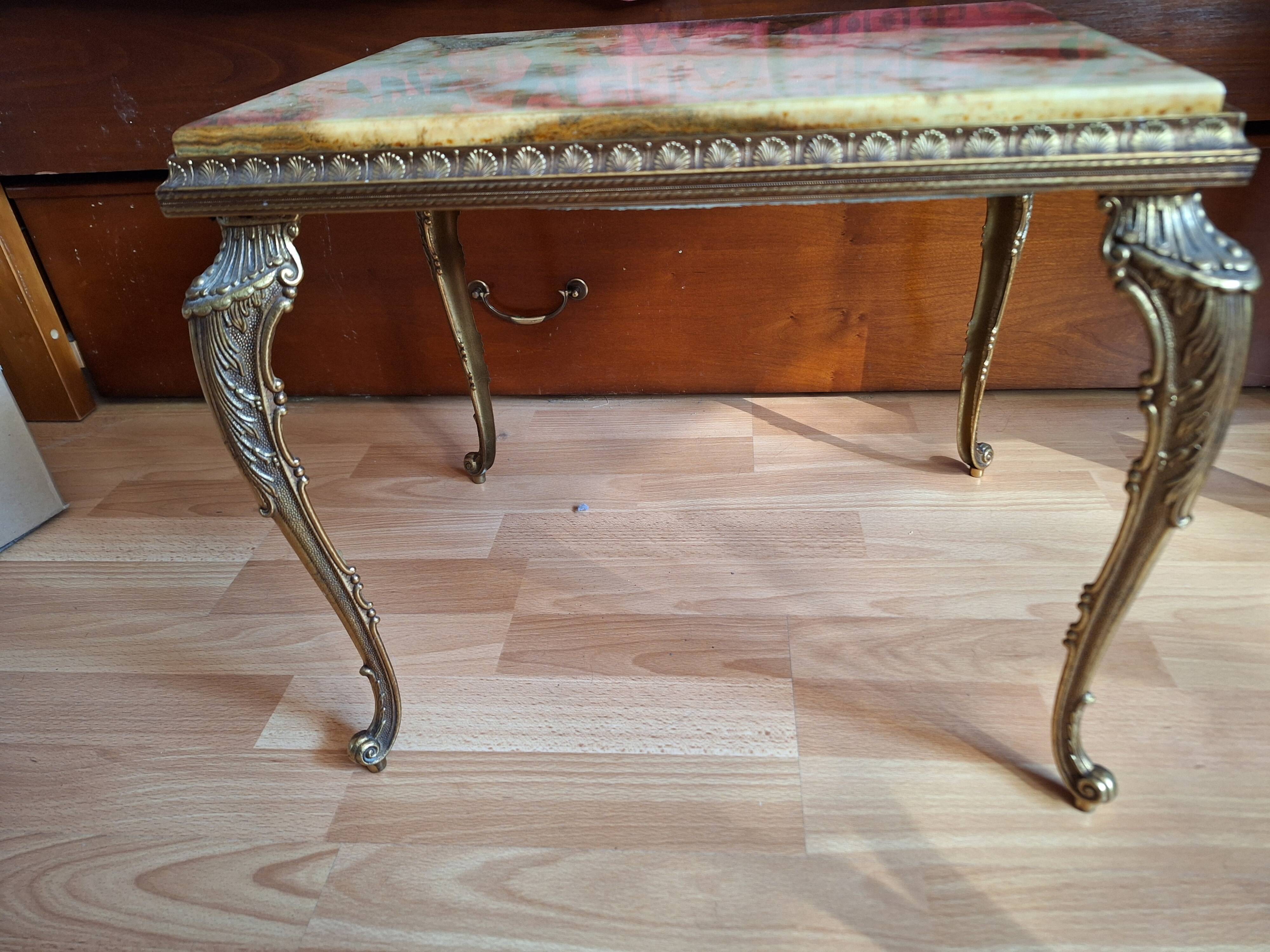 Marble side table