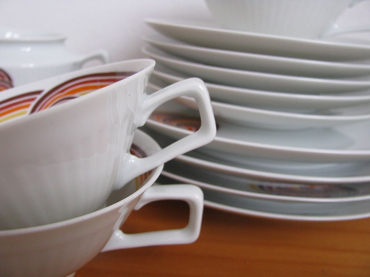 Coffee service from Bareuther Waldsassen Bavaria, 1970s