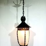 Small 1-light wrought iron lantern