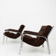 Lot of 2 vintage 1970s armchairs.