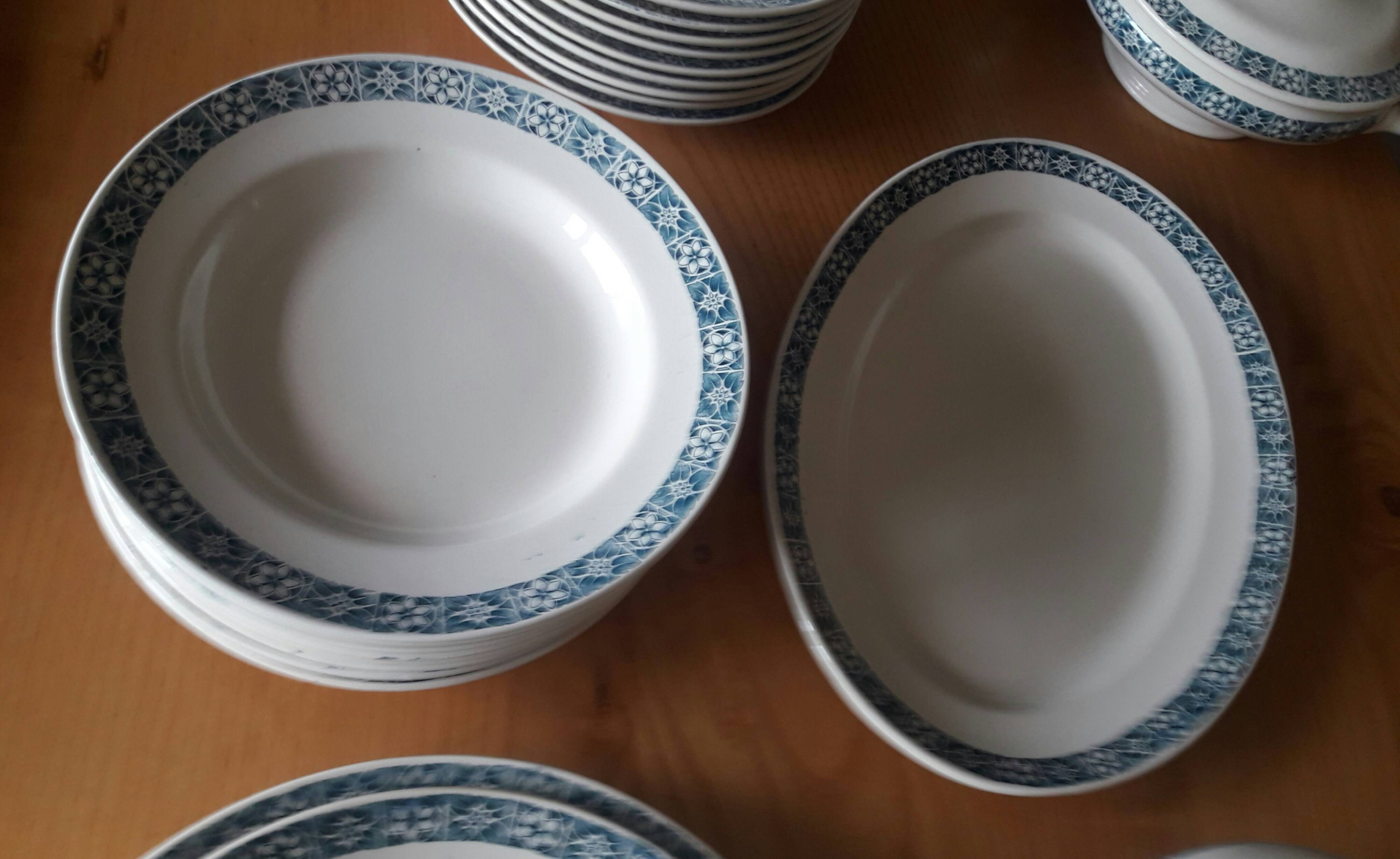 Longchamp "René" Terre de Fer 9-person dinner service