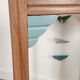 Art Deco side table with 2 sculpted tops