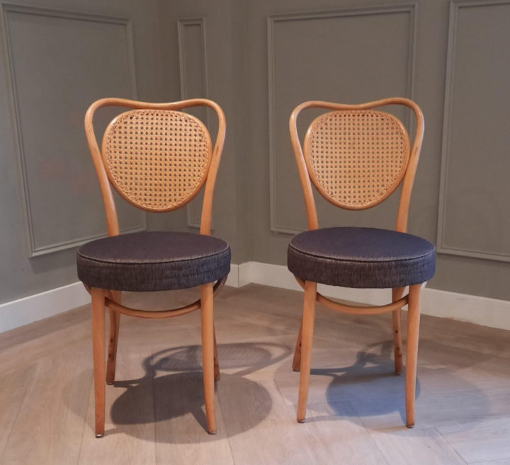 Suite of 2 chairs n5 ZPM Radomsko 1960